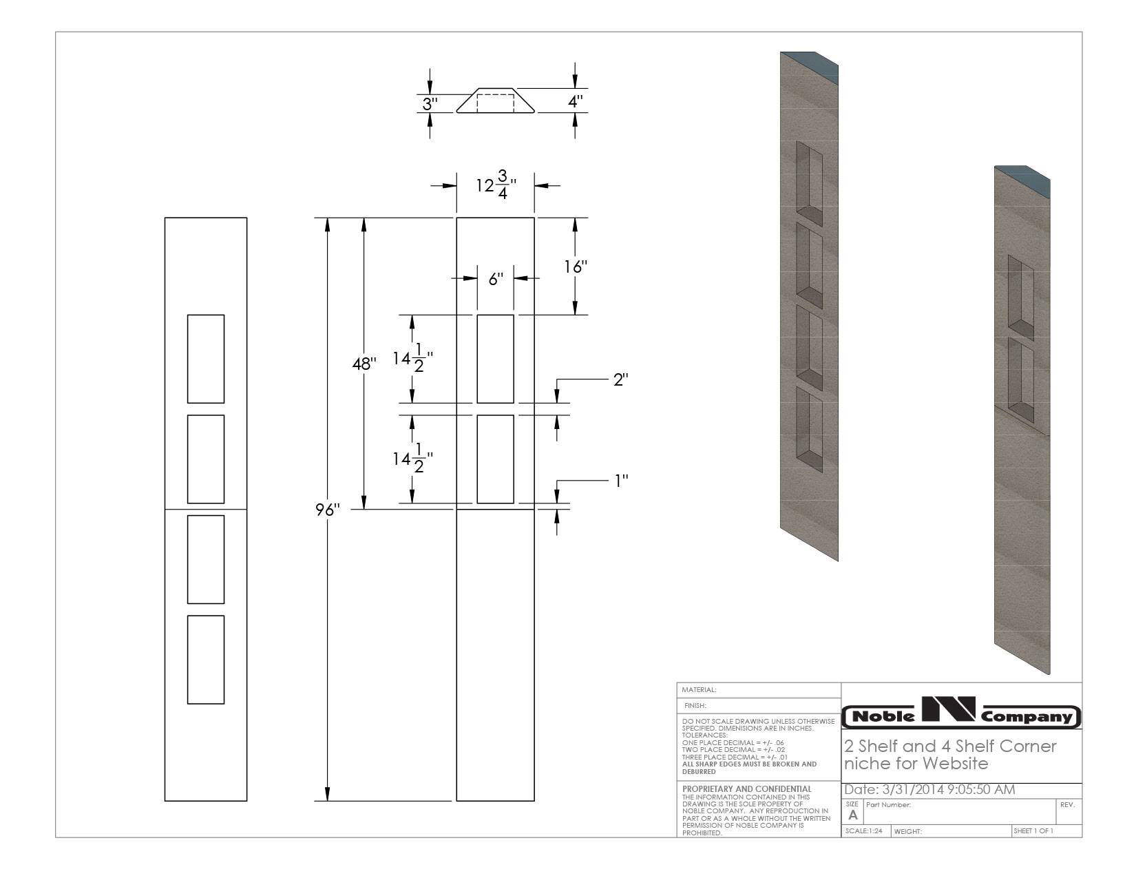 Typical Shower Niche Dimensions It can be easily adjusted if necessary.